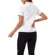 thumbnail image 3 of INSPIRE CHIC Chaqueta de Mezclilla de Regreso a Clases para Mujer Camisa de Jean con Botones y Cuello de Manga Corta Blanca M, 3 of 6