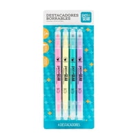 Set De 4 Destacadorers Borrables  Pen&Gear