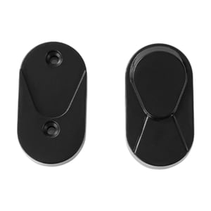 Bothyi - Soporte Magnético Para Control Remoto De Tv, Ventilador O Aire Acondicionado Con Azulejos De Madera, Color Negro