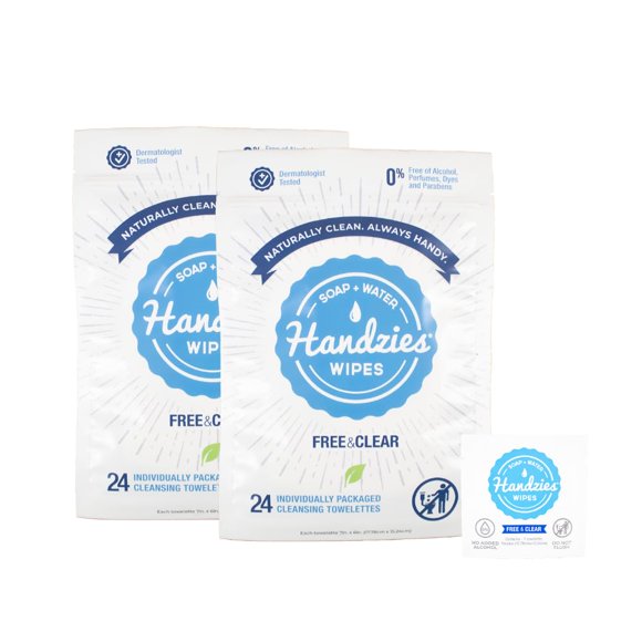 Toallitas de mano Handzies Free & Clear - paquete de 48