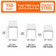 thumbnail image 2 of Staples SITLDY Heavy Duty T50 de acero inoxidable, 1000 unidades, 2 of 6