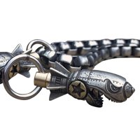 Magideal - Llavero Con Forma De Tiburón, Adorno De Animal, Llavero En Miniatura Con Decoración Creativa, Colgante Para Llave De Coche Para Esposa, Esposo, Compañ