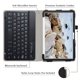 thumbnail image 4 of Funda de teclado para Samsung Galaxy Tab A7 10.4 2020 - Negro, 4 of 7