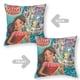 thumbnail image 2 of Elena de Avalor Fundas de almohada de terciopelo con tema, regalos de funda de almohada, decoración para el hogar, cojín de lanzar, regalo de cumpleaños para fans y parejas.61*61cm., 2 of 6