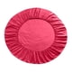 thumbnail image 1 of color sólido de algodón puro cama extensión extendida cubre sábanas color rosa rosa, 1 of 3
