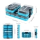 thumbnail image 2 of Caja organizadora DuraTech, 3 piezas pequeñas, 14 compartimentos, 2 of 8