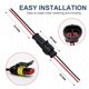 thumbnail image 5 of Conector impermeable de 2 pines y 16 AWG para coche, camión y barco (kit de 5), 5 of 7