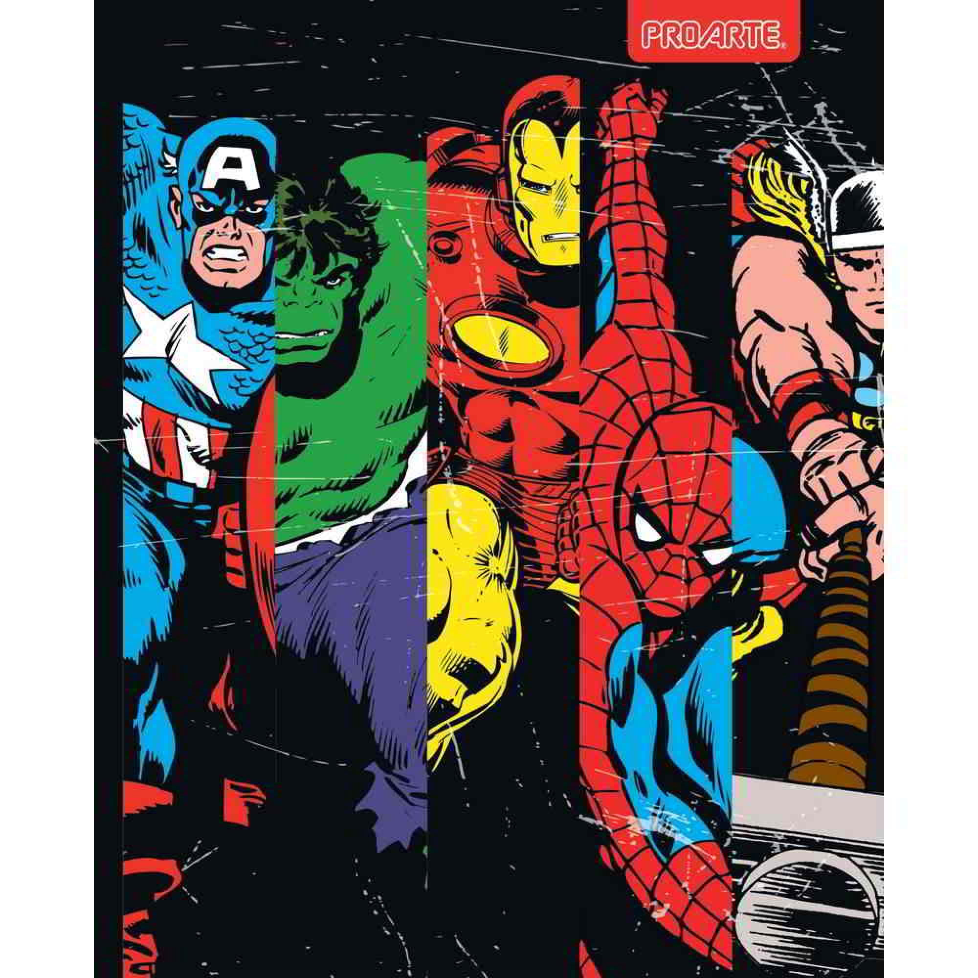 Cuaderno Universitario Avengers Tapa Dura Doble Especial 100 Hojas, Producto Surtido 1 Un Proarte