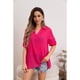 thumbnail image 1 of Blusa Mujer Lino Algodón Premium Liviana Botones Tendencia 8054, 1 of 3
