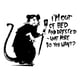 thumbnail image 1 of Decomural Lazy Rat Banksy WS-32501, 1 of 2