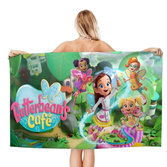 Toalla de Playa Desmarcar Butterbean's Café 78x160 cm