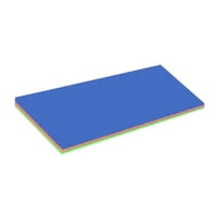 Magideal - Colchoneta Flotante De Agua, Colchón Enrollable, Piscina, Balsa Flotante, Tumbona Relajante Para Jugar A Los Niños, Flotador Para Paseos En Bote Por E Azul Naranja Verde