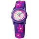 thumbnail image 1 of Reloj Timex T89022 Time Machines para niñas con correa floral morada, 1 of 4
