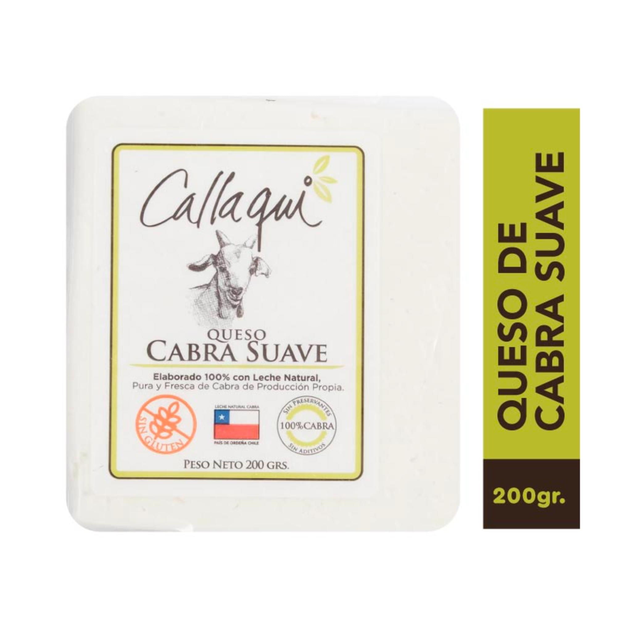 Queso De Cabra Trozo Suave 200 g Callaqui