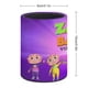 thumbnail image 2 of Bebés Zool-theme Cylinder Pen Holder Pencil Organizer with Flannel Lining PVC Leather Material Cardboard Base for study work 10*8CM, 2 of 6