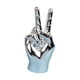thumbnail image 5 of Estatua De Gesto De Mano Escultura De Mano Creativa Para El Centro De Mesa Del Hogar Decoración Peace Argent, 5 of 5