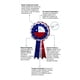 thumbnail image 3 of Pack X12 Escarapelas Chilenas Fiestas Patrias Tricolor, 3 of 4