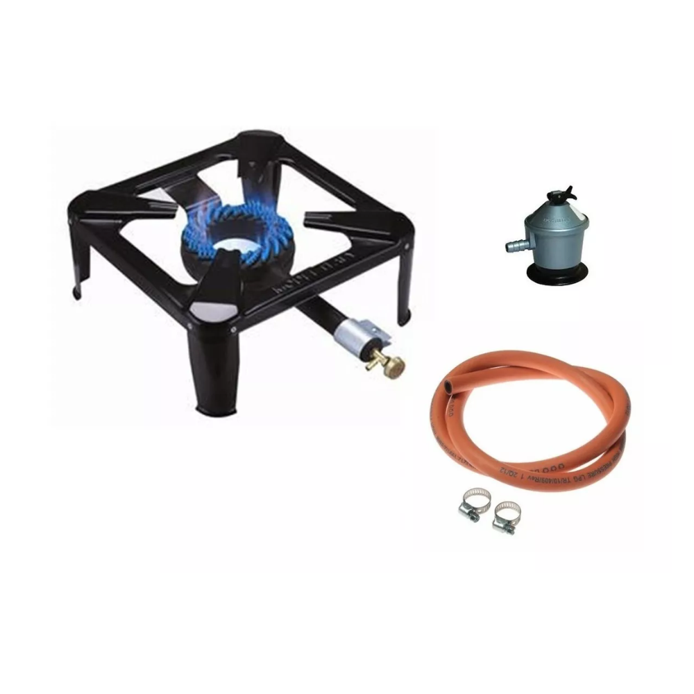 Importclick - Cocinilla Cocina Fogón 1 Quemador 13 Cm Diámetro Fierro