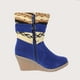 thumbnail image 4 of Bota Taco Chino Azul Vía Franca, 4 of 5