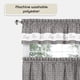 thumbnail image 4 of Juego de cortinas para ventana ACHIM Tier and Valance Live Love Laugh, 4 of 6