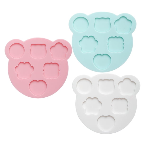 3 sellos de cera de 6 cavidades, herramienta auxiliar para dar forma a sellos de cera, almohadilla de sellado para tarjetas, envoltura de regalos y ál cabeza de oso