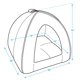 thumbnail image 4 of Cama blanda para perros y gatos para mascotas Best Pet Supplies, color beige, 4 of 5
