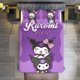 thumbnail image 3 of Kuromi Duvet Cover Set 3 Piece Bedding Set Double Sided Printing Decorative Comforter Cover Set, 3 of 5