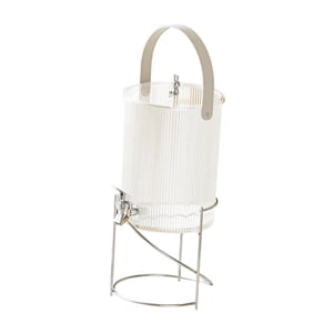 Bothyi - Dispensador De Bebidas Jarra De Agua Fría Dispensador De Bebidas Para El Hogar Cocina Hogar L Blanco Con Rejilla