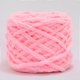 thumbnail image 1 of Xiao Hua Hilo de chenilla de felpa rosa - 1 rollo, 100 g, hilo esponjoso, manta de felpa ultrasuave, funda de colchón para mascotas, proyecto tejido a mano, 1 of 3