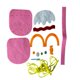 thumbnail image 1 of Kit De Costura DIY Bolso De Mano De Fieltro Ligero Con Dibujos Animados Manualidades De Costura Para Ni?os Pastel, 1 of 5