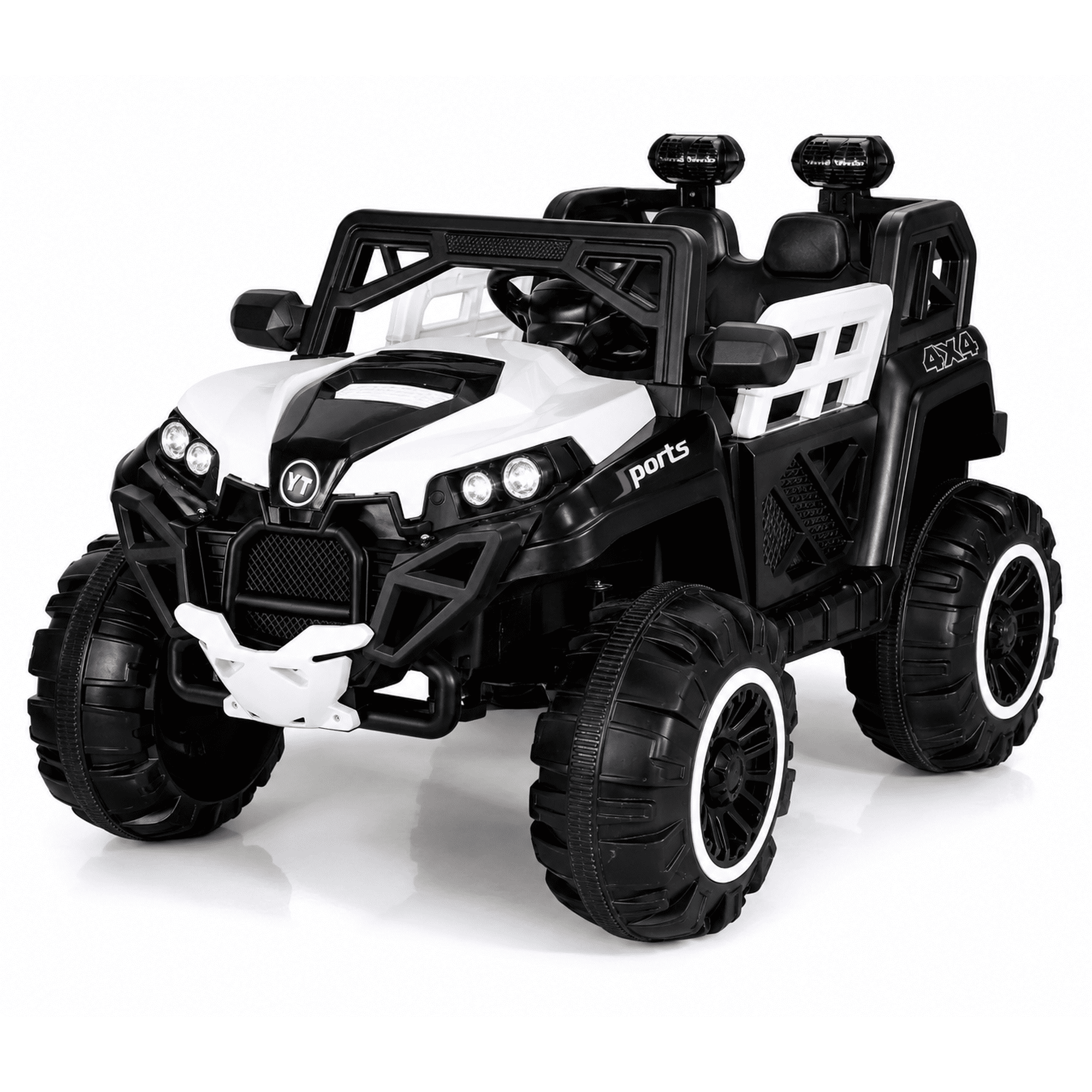uto Eléctrico Infantil Buggy 12V Con Control Remoto 5 Motores Luces Música YT