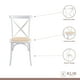 thumbnail image 3 of Silla Crossback Madera Rattan - Blanca, 3 of 4