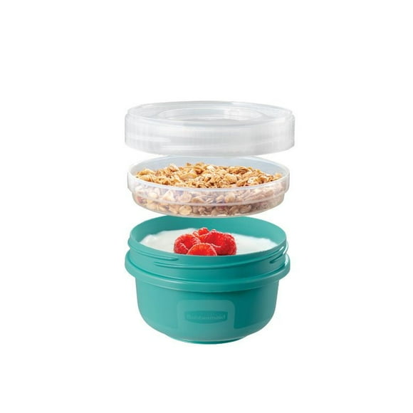 Pack De Hermético Takealongs Snack to Go 378ML Polipropileno 3 Piezas Calipso