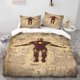 thumbnail image 1 of Irons for Man Manuscript Themed Bedding Set Duvet Cover and Pillowcase Set Soft and Comfortable for All Seasons, 1 of 5