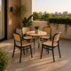thumbnail image 1 of Juego de Comedor Loft Duna 4 Sillas Beige, 1 of 5
