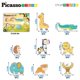 thumbnail image 2 of Bloques de construcción magnéticos PicassoTiles Safari Animals x8 Kids 3+, 2 of 7