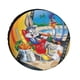 thumbnail image 1 of El show de Bugs Bunny y el Correcaminos Funda para neumático de repuesto de tela Oxford - Tela Oxford 71CM, 1 of 6
