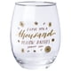 thumbnail image 1 of Copa de vino Silver Buffalo Gilmore Girls Thousand Yellow Daisies 590 ml, 1 of 2