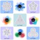 thumbnail image 2 of Kit de Moldes de Silicona para Fidget Spinner NiArt, 5 Moldes y 10 Rodamientos, 2 of 7