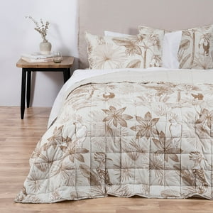 Sohome - Quilt Est Birds 2 Pl Camel