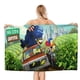 thumbnail image 1 of Toalla de Playa Desmarcar Los Vecinos Green 78 x 160 cm, 1 of 6
