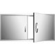 thumbnail image 1 of Puerta Doble para Cocina Exterior AHLOKI en Acero Inoxidable 304, 1 of 6