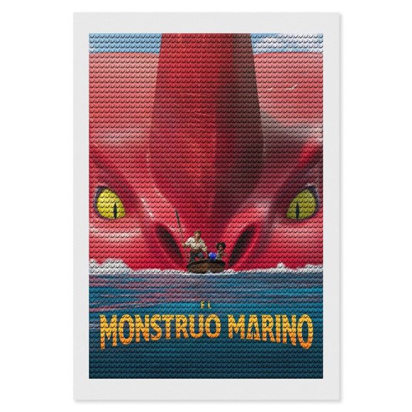 La Bestia del Mar Kits de Pintura de Diamantes para Adultos