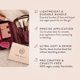 thumbnail image 2 of Juego de cepillos BK BEAUTY Travel con bolsa, 5 piezas, veganos, libres de crueldad animal, 2 of 5