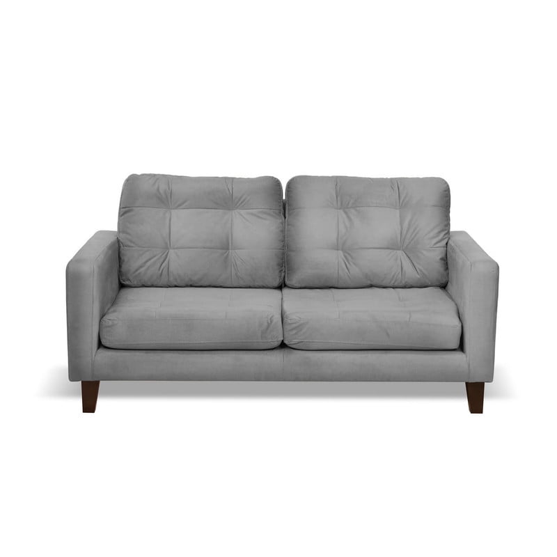 Latam Home - Sofa Napoles 2c Tela Velvet Gris