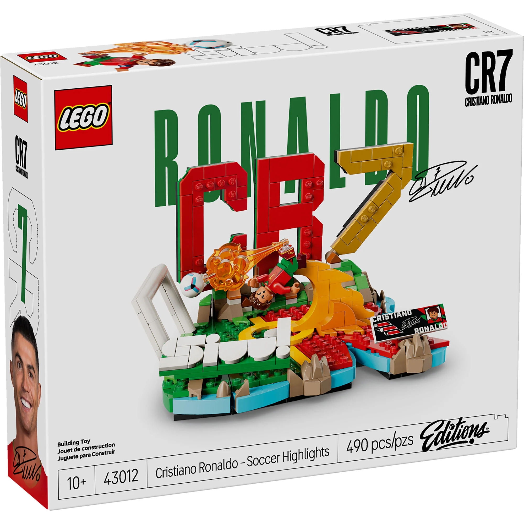 Bloques de Construcción LEGO 43012 CRISTIANO RONALDO: FENÓMENOS DEL FUTBOL