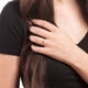 thumbnail image 2 of Anillo SOLE DU SOLEIL Marigold para mujer chapado en oro rosa de 18k, 2 of 4