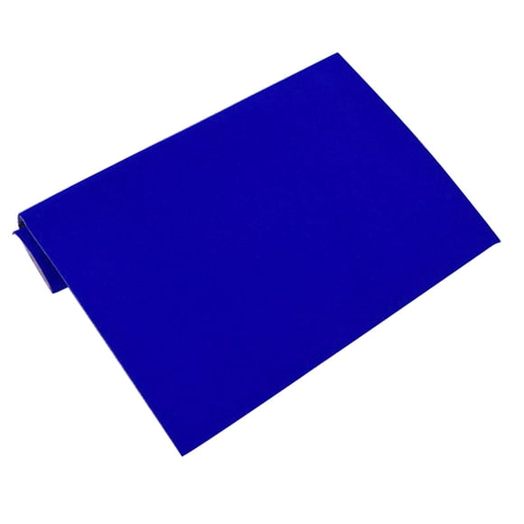 Tela De Flocado De Terciopelo Peel And Stick Pegajoso Para Proyectos De Bricolaje Cajón Azul 40cmx148cm