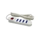 thumbnail image 2 of Extension Alargador 4 Entradas 3mts Blanco 1443b, 2 of 7