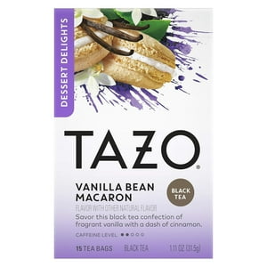 Macarrones De Vainilla Tazo Dessert Delights, 15 Bolsitas De Té
